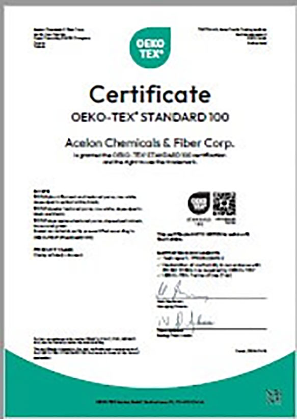 Certification of Polypropylene Filament Yarn